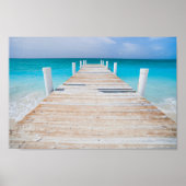 Summer Beachfront Jetty Poster (Voorkant)