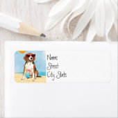 Summer Beagle Etiket (Insitu)