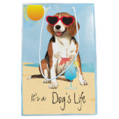 Summer Beagle Medium Cadeauzakje (Voorkant)