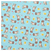 Summer Beagle Stof (Swatch)