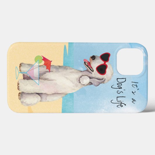 Summer Bedlington Terrier Case-Mate iPhone Case (Achterkant (horizontaal))