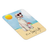 Summer Bedlington Terrier Magnet Magneet (Rechterzijde)