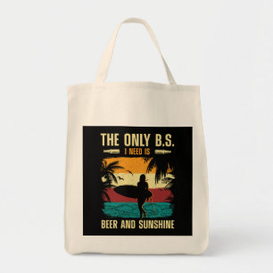 Summer Beer en Sunshine Tote Bag