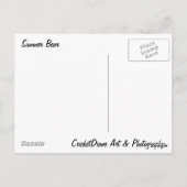 "Summer Beer in Tiger Shoes" CricketDiane Briefkaart (Achterkant)