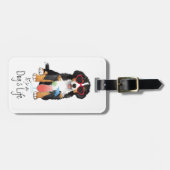 Summer Bernese Mountain Dog Bagagelabel (Voorkant horizontaal)