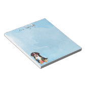 Summer Bernese Mountain Dog Notitieblok (Schuin)