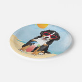 Summer Bernese Mountain Dog Papieren Bordje (Gekanteld)