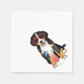 Summer Bernese Mountain Dog Servet (Voorkant)