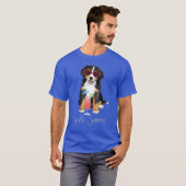 Summer Bernese Mountain Dog T-shirt (Voorkant volledig)