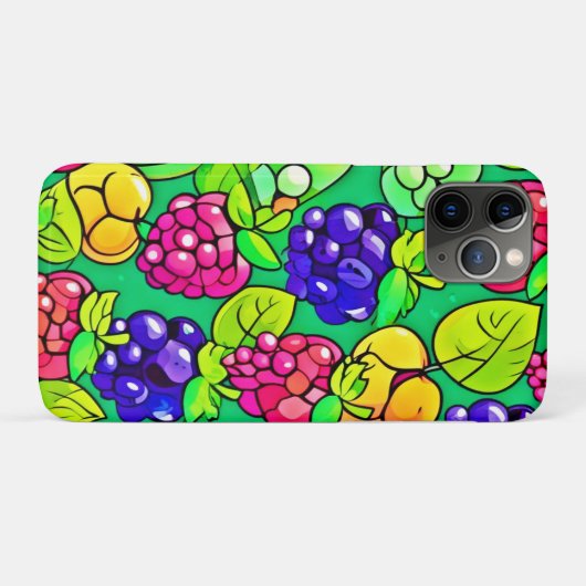 Summer Berry Delight Case-Mate iPhone Case (Achterkant (horizontaal))