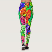 Summer Berry Delight Leggings (Achterkant)