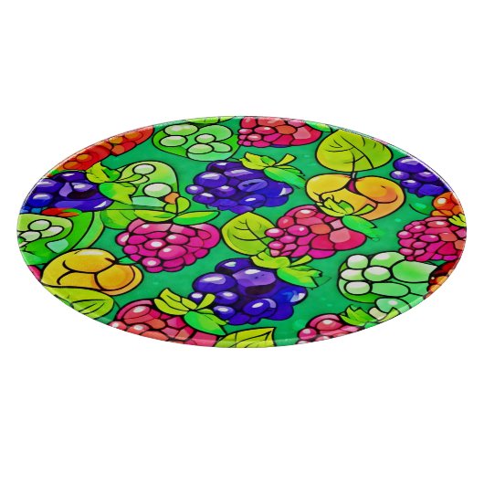 Summer Berry Delight Snijplank (Hoek)