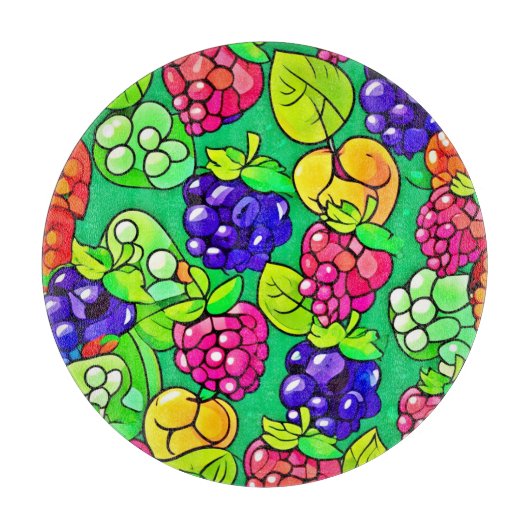 Summer Berry Delight Snijplank (Voorkant)