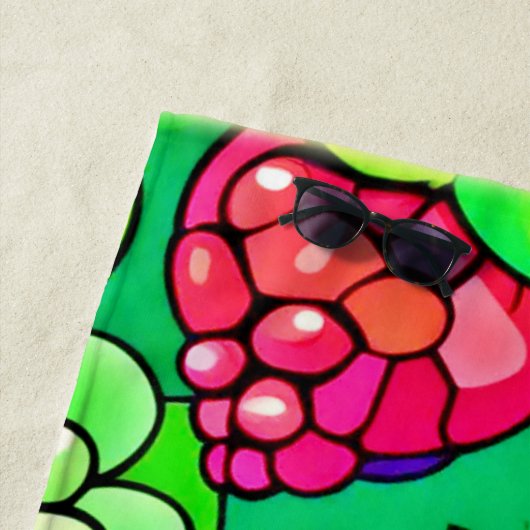 Summer Berry Delight Strandlaken (In situ)