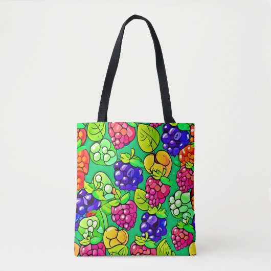 Summer Berry Delight Tote Bag (Voorkant)
