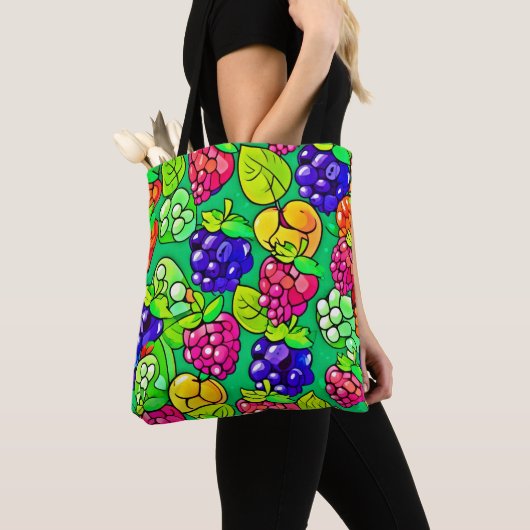 Summer Berry Delight Tote Bag (Dichtbij)