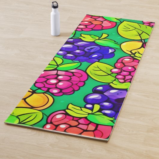 Summer Berry Delight Yogamat (In situ)