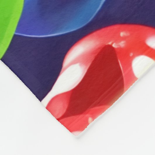 Summer Berry Medley Fleece Deken (Hoek)