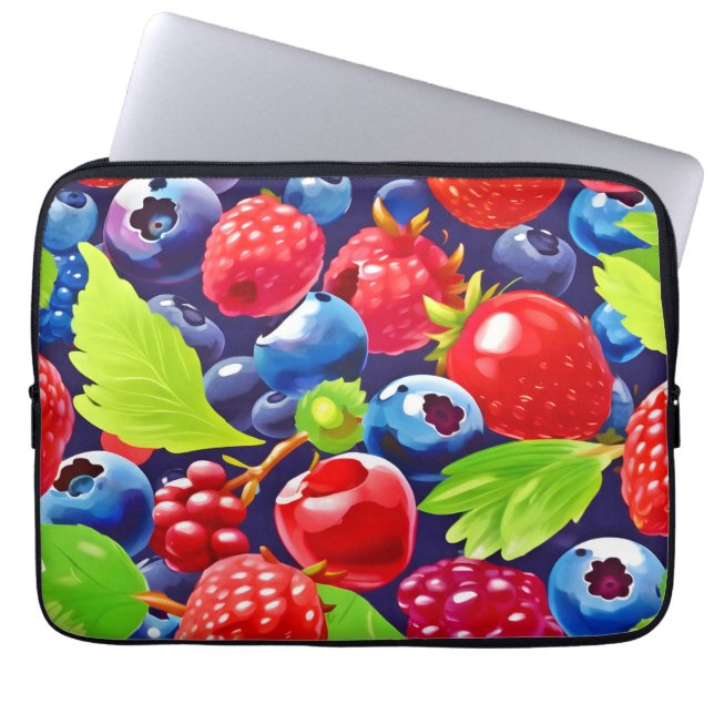 Summer Berry Medley Laptop Sleeve (Voorkant)
