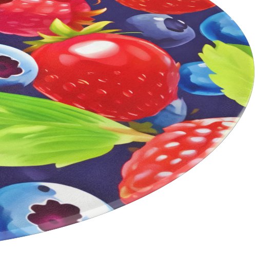 Summer Berry Medley Snijplank (Hoek)
