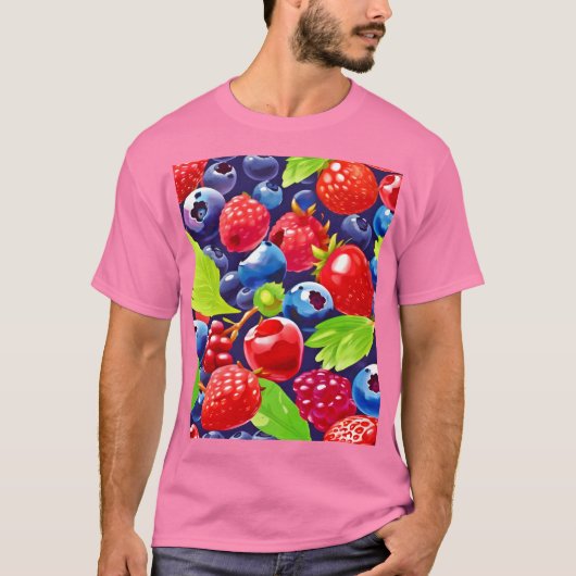 Summer Berry Medley T-shirt (Voorkant)