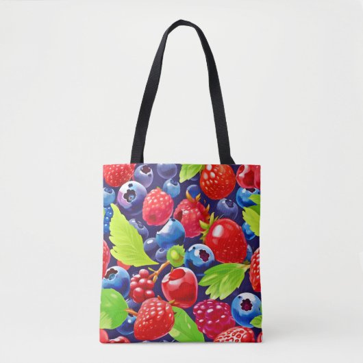 Summer Berry Medley Tote Bag (Voorkant)