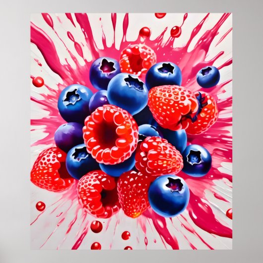 Summer Berry Sensation Poster (Voorkant)