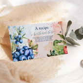 Summer Berry Sweet Strawberry Vrijgezellenfeest Informatiekaartje