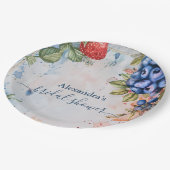 Summer Berry Sweet Strawberry Vrijgezellenfeest Papieren Bordje (Gekanteld)