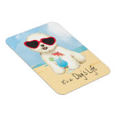 Summer Bichon Frise Magneet (Rechterzijde)
