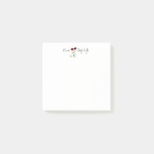 Summer Bichon Frise Post-it® Notes (Voorkant)