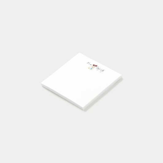 Summer Bichon Frise Post-it® Notes (Schuin)