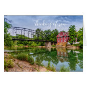 Summer bij War Eagle Mill Thinking of you Card (Voorkant Horizontaal)