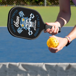 Summer Biker Angel Pickleball Paddle