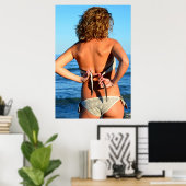 Summer Bikini Poster (Thuiskantoor)