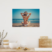 Summer Bikini Poster (Keuken)