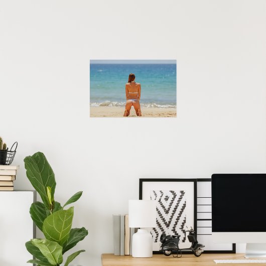 Summer Bikini Poster (Thuiskantoor)