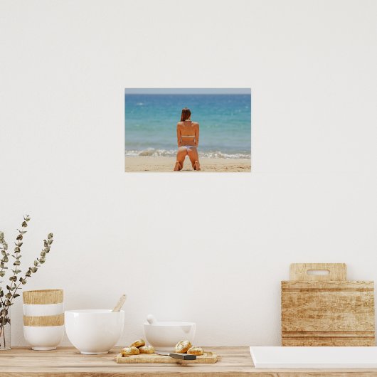 Summer Bikini Poster (Keuken)
