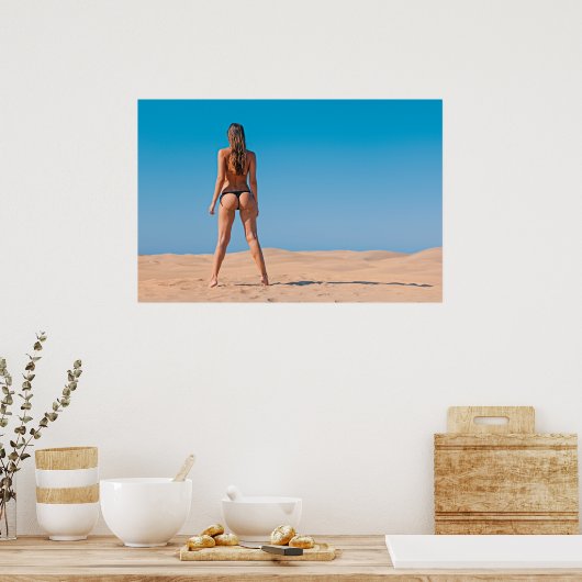 Summer Bikini Poster (Keuken)