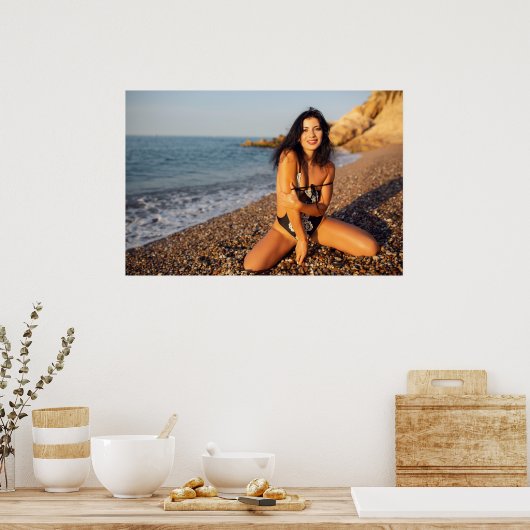 Summer Bikini Poster (Keuken)