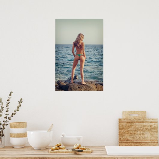 Summer Bikini Poster (Keuken)
