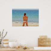 Summer Bikini Poster (Keuken)