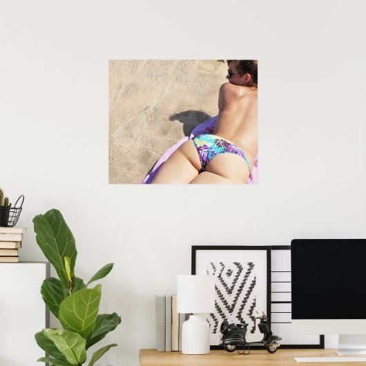Summer Bikini Poster (Thuiskantoor)