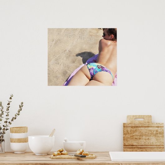 Summer Bikini Poster (Keuken)