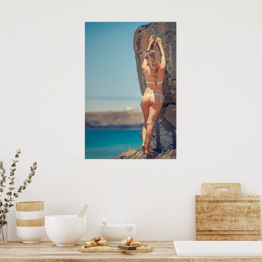 Summer Bikini Poster (Keuken)