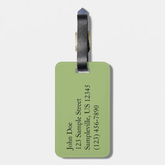 Summer Birch Trees in Rocky Mountain Bagagelabel (Achterkant verticaal)