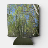 Summer Birch Trees in Rocky Mountain Blikjeskoeler (Achterkant)