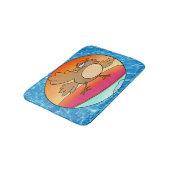 Summer Bird Surfer Badmat (Gekanteld)