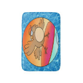 Summer Bird Surfer Badmat (Voorkant Verticaal)
