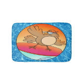 Summer Bird Surfer Badmat (Voorkant)